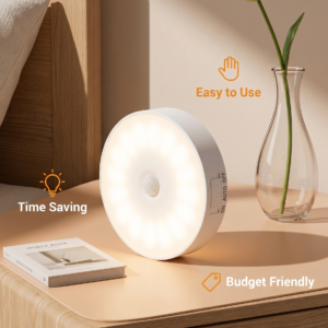 motion sensor night light rechargeable wireless for home