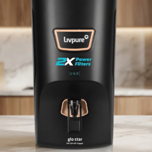 Livpure Glo Star Copper Water Purifier 7L storage