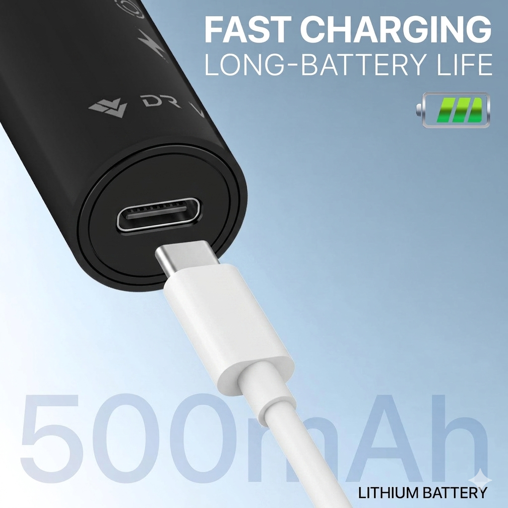 rechargeable electric toothbrush with multiple modes