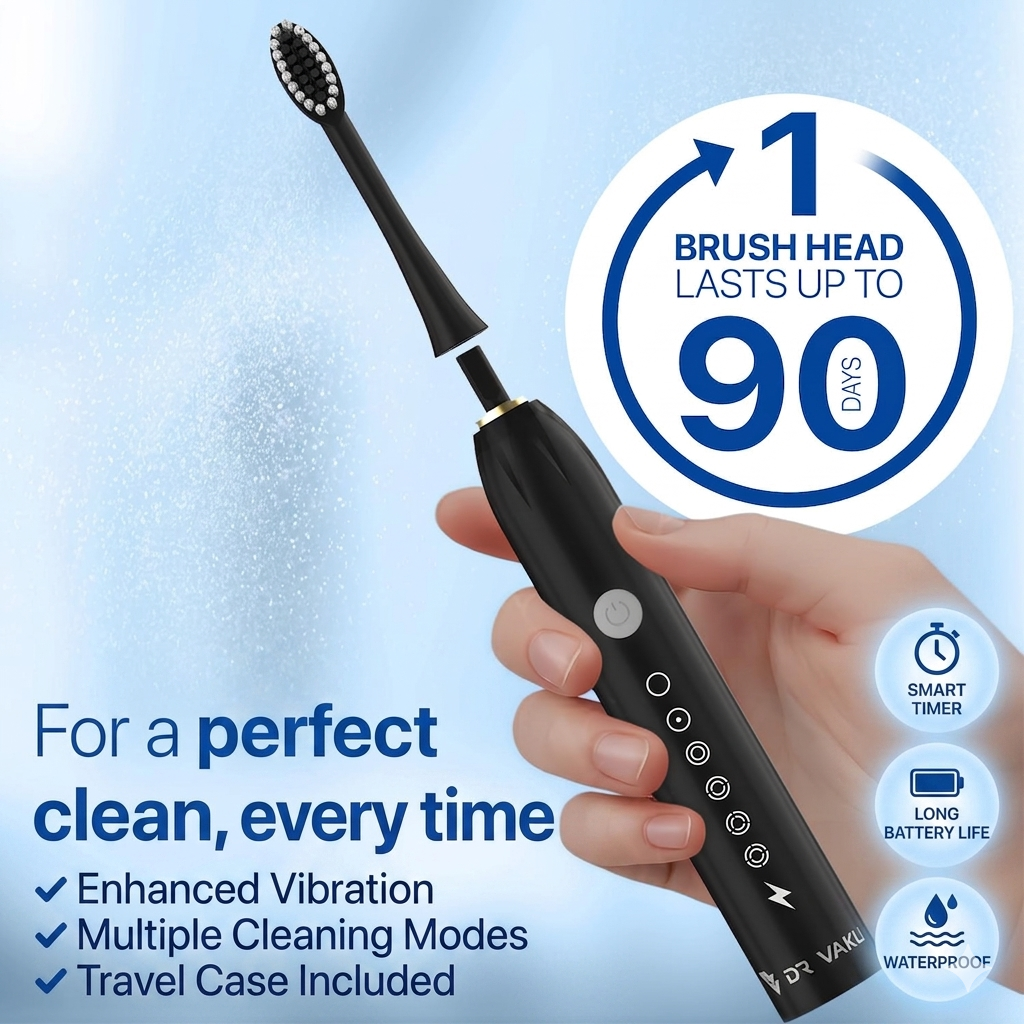 rechargeable electric toothbrush with multiple modes